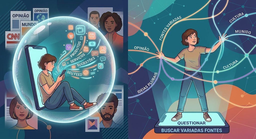 personalização de conteúdo e as bolhas digitais